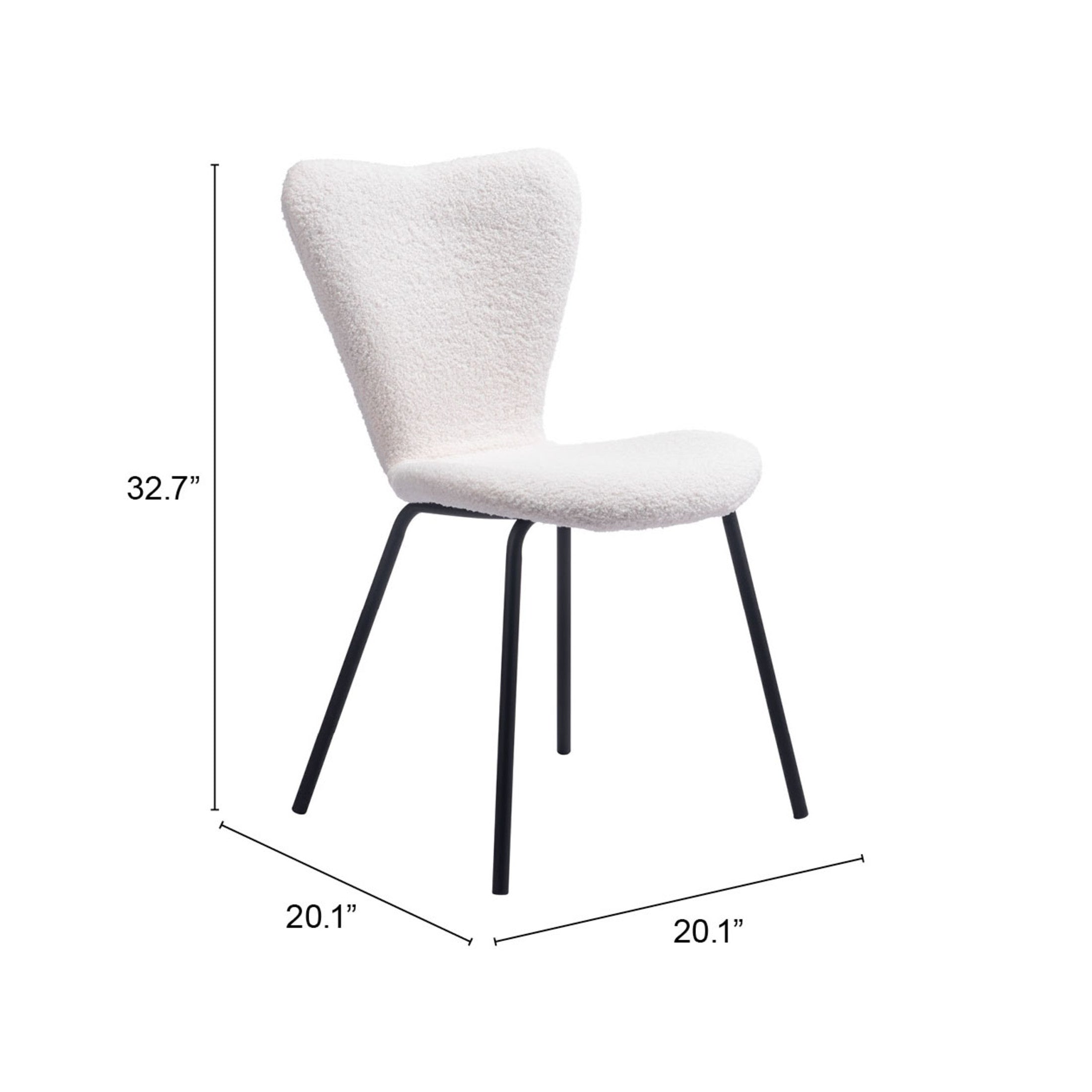 Thibideaux Dining Chair (Set of 2) Ivory