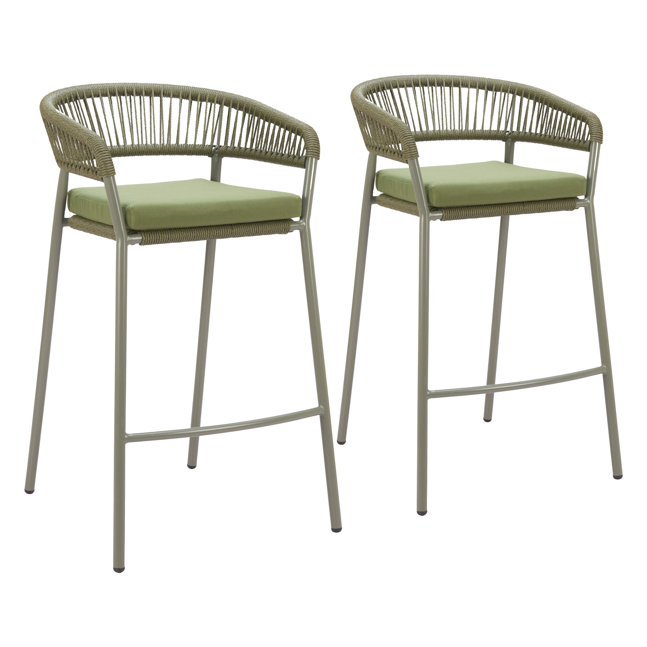 Skye Barstool (Set of 2) Green