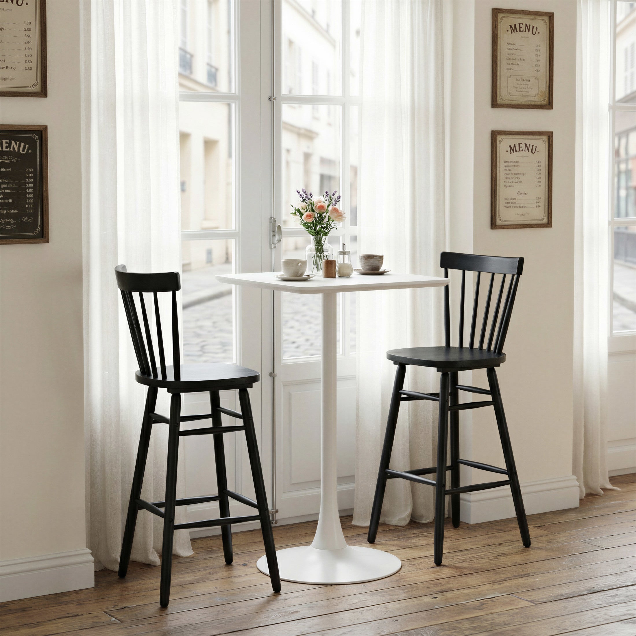 Valleta Bar Table White