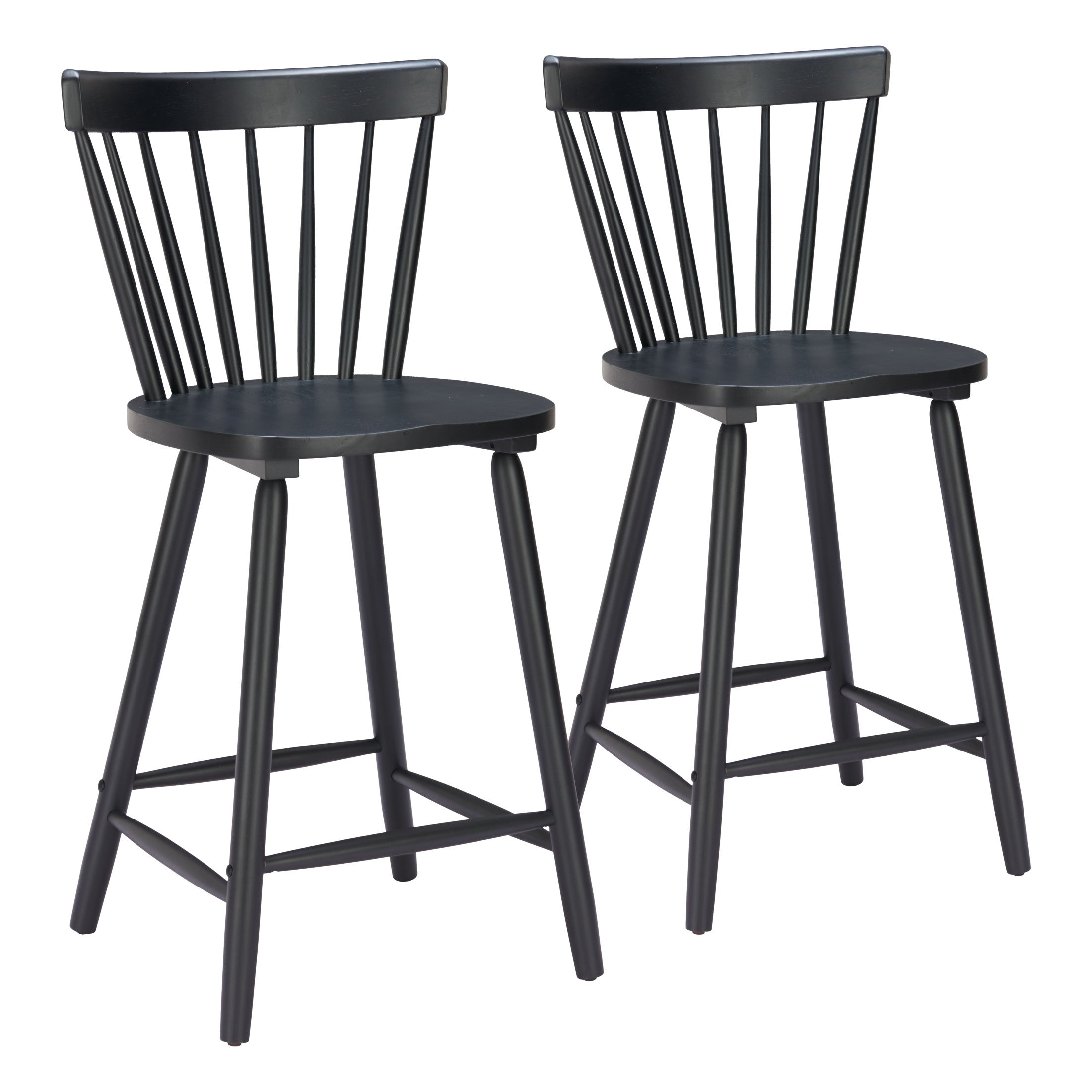 Tyce Counter Stool (Set of 2) Black