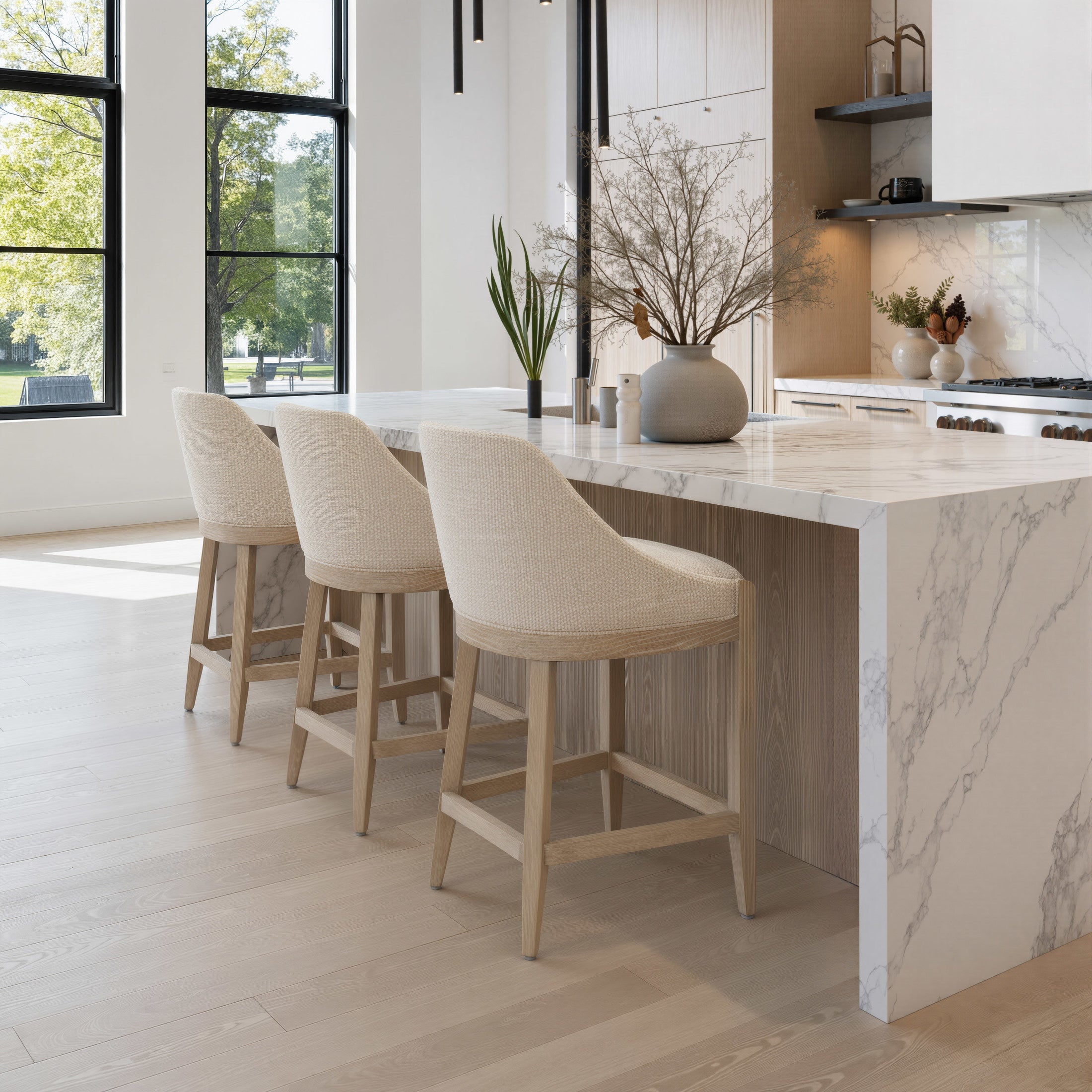 Calmo Counter Stool Beige