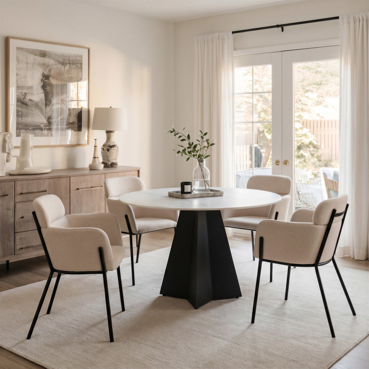 Bremor Dining Chair (Set of 2) Beige